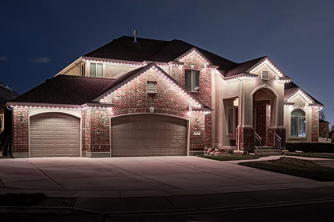 Permanent holiday and accent lighting installation in Bonney Lake, WA
