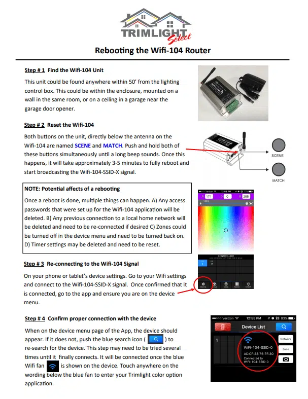 Rebooting manual